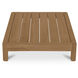 Enzo 35.43 X 27.95 inch Natural Outdoor Side Table